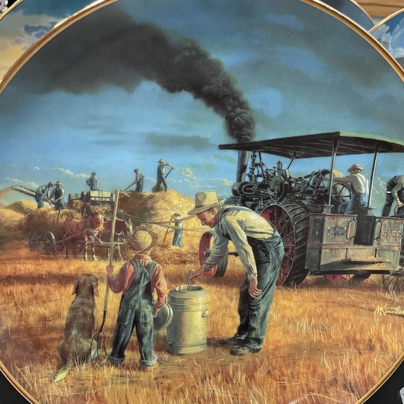 Set of 8 Danbury Mint  Farmland Memories Collection s - Picture 13 of 14